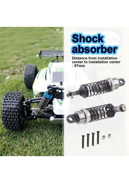 2 Adet Yağ Ayarlanabilir 65MM Şok Emici Damper Rc Araba 1/18 Wltoys A959 A969 A979 K929 Hpı Hsp Traxxas Losi Tamiya, Titanyum (Yurt Dışından) indirimleri