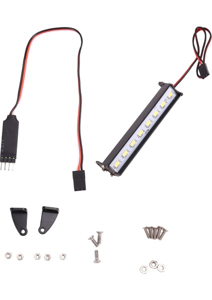 Rc Araç Çatı LED Işık Çubuğu 1/10 Trawler SCX10 Wraith Capra Trx4 Trx6 CC01 89MM Için (Yurt Dışından) modelleri