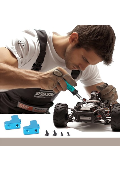 Servo Koltuğu 1/18 Rc Araç Parçaları Wltoys A949 A959-B A969-B A979-B, Mavi Için Metal Parçalar (Yurt Dışından) indirimleri