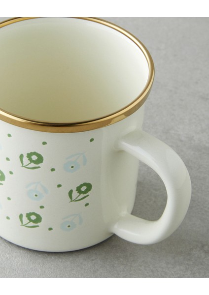 Lianis Emaye Kupa 350 ml Yeşil-Mavi modelleri