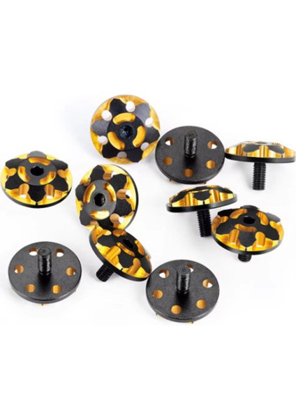 2pcs Metal M3 Kuyruk Kanadı Conta Sabitleme Vidaları 1/8/1/10 Rc Araba Yükseltme Parçaları Aksesuar Stili B Gold Sılde (Yurt Dışından) indirimleri