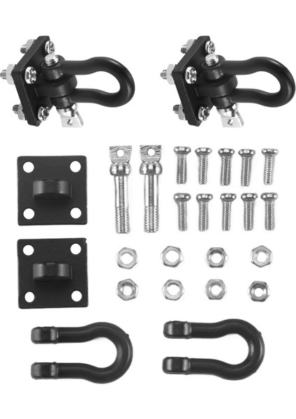 4pcs Römork Tepe Tepe Tow Talk Hook 1/10 Rc Rc Row Crawler Axıal SCX10 Traxxas Trx4 Tamiya D110 Rc Otomobil Kamyonu (Yurt Dışından) fiyatları