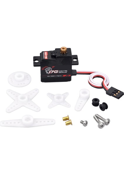 Wpl C14 C24 Mn D90 MN99S Için 17G Metal Gear Dijital Servo ve Metal Servo Arm S0017M (Yurt Dışından)