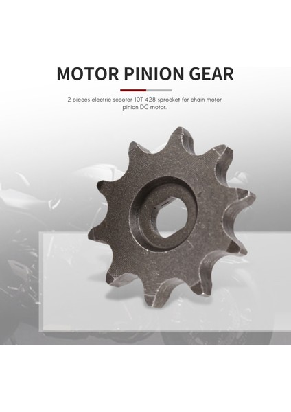 2pcs Elektrikli Scooter 10T 428 Zincir Motor Pinyon Dişli MY1020 Dc Motor (Yurt Dışından) modelleri