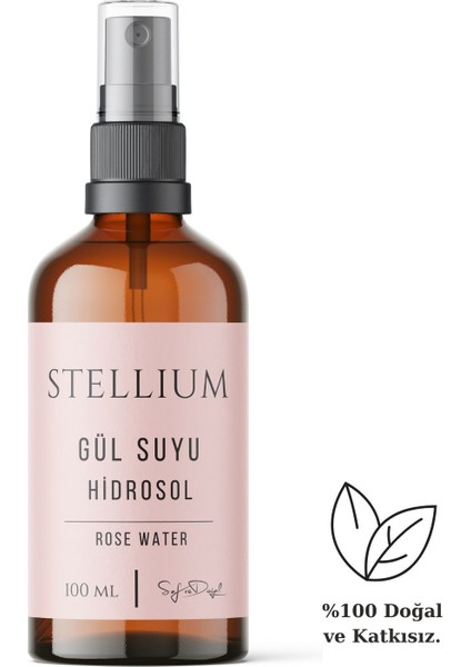 %100 Saf Gül Suyu – Gıda Uyumlu, Doğal Cilt Toniği | Buhar Distilasyonu Hidrosol (100 Ml) modelleri