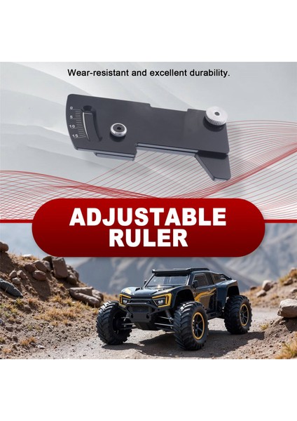 1 Pcs Metal Kamber Göstergesi ve Sürüş Yüksekliği Göstergesi Aracı/cetvel Yükseklik ve Tekerlek Jant Camber Rc Model Arabası Hsp, Siyah (Yurt Dışından) indirimleri