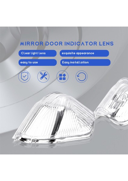 Kanat Ayna Kapısı Göstergesi Lens Sinyal Işığı Ampuller Olmadan Sol ve Sağda Sağ ve Sağ (Yurt Dışından) indirimleri