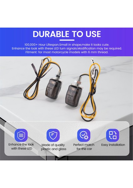 2pcs Universal Led Black Mini Küçük Göstergeler Sinyalleri Yamaha için Motosiklet Motor Bisikleti (Yurt Dışından) indirimleri