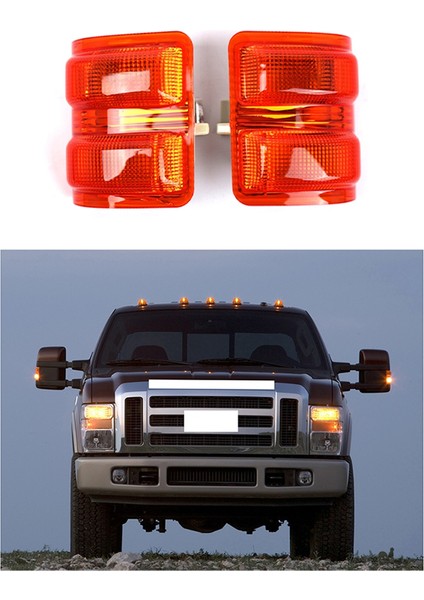 Yan Ayna Turn Sinyal Işığı 7C3Z13776A 7C3Z13776B Ford F-250 F-350 için Değiştirilmiş Parça Turn Sinyal Göstergesi (Yurt Dışından) fırsatları