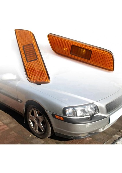 Otomotiv ön tampon çamurluk lamba işaretleyici lambası dönüş sinyali gösterge gövdesi için volvo s80 1999-2006 9188263 9188264 (Yurt Dışından) fırsatları