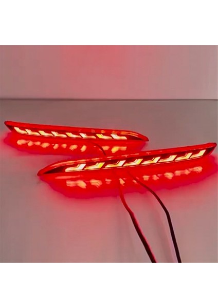 Araba Arka Tampon Işığı LED Dinamik Dönüş Sinyali Işıkları Arka Uyarı Lambası Reflektörü Hyundai Sonata 2015-2017 (Yurt Dışından) modelleri