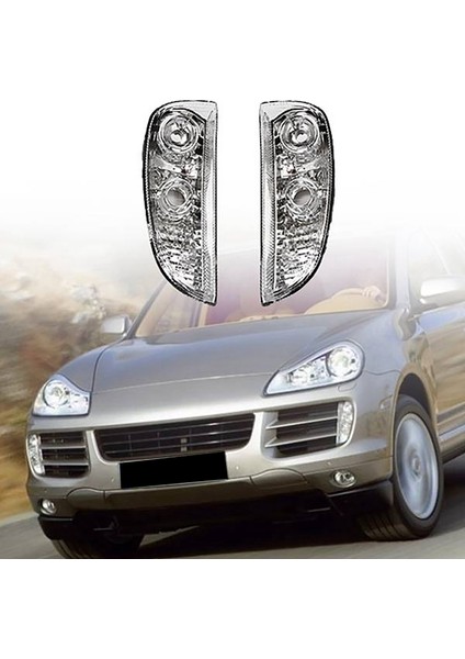 Araba Sol Ön Tampon Drl Dönüş Sinyali Sis Lambası For-Porsche Cayenne 2007 2008 2009 2010 (Yurt Dışından) fiyatları