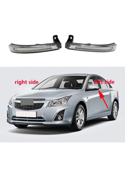 Chevrolet Cruze için J300 2009 - 2015 Araba LED BÖLÜMÜ MIZROR IŞIK Dönüş sinyali Işık 94537661 Sağ (Yurt Dışından) modelleri