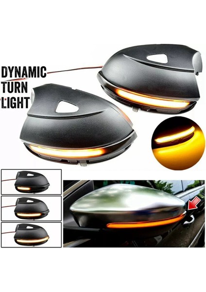 Yan Kanat Ayna Göstergesi Dinamik Dönüş Sinyali Vw Passat B7 cc Beetle Scirocco Jetta Mk6 (Yurt Dışından) fiyatları