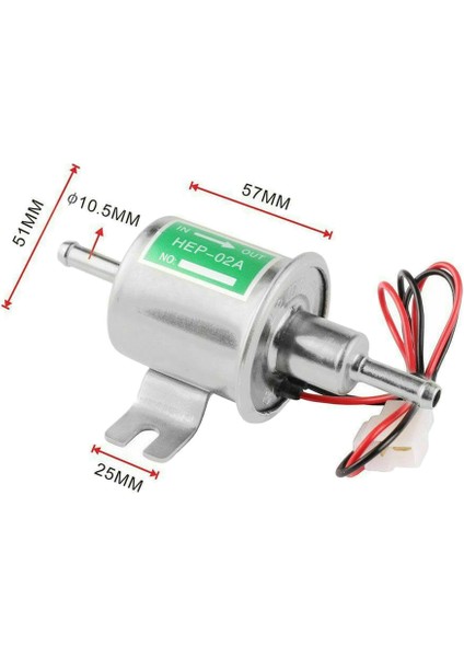 Evrensel 12V HEP-02A Yakıt Transfer Pompası Sline Içinde Elektrikli Düşük Basınçlı Yakıt Pompası Gaz Yakıt Pompası (Yurt Dışından) modelleri