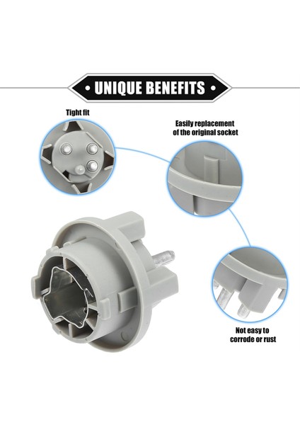 1pcs Turn Sinyal Ampul Base Soket Lambası Mercedes Benz Sl W124 R129 W140 W202 W168 A0008269582 Benz Aksesuarları (Yurt Dışından) fırsatları