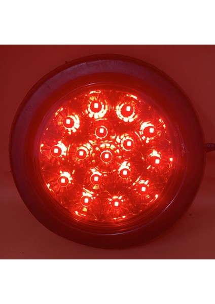 2pcs 12V-24V 16LED ARAÇ Yuvarlak Kırmızı Talilli Lames Arka Sis Fren Durdur Fren Kamyon Römork Kamyonu İçin Ters Lamba Çalışıyor (Yurt Dışından) modelleri