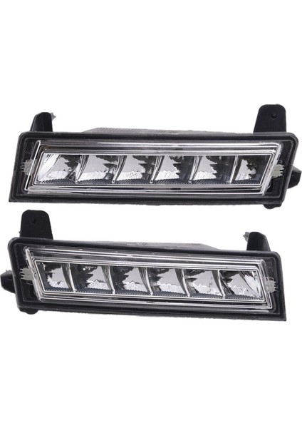 Araba Ön LED Sis Lambası Gündüz Çalışan Işık A1649060151 A1649060251 Mercedes-Benz ml Gl Glk W164 X164 X204 (Yurt Dışından) indirimleri