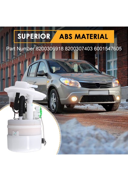 8200307403 Dacia Duster Için Araba Yakıt Pompası Montajı Renault Için Sandero Için Logan Sandero 6001547605 (Yurt Dışından) fırsatları