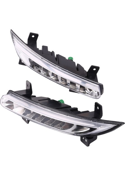 1paır Araç LED Drl Sis Işığı Renault Fluence 2014+ Otomatik Sürüş Lambası Gündüz Çalışan Işık Tampon Lambası (Yurt Dışından) fiyatları