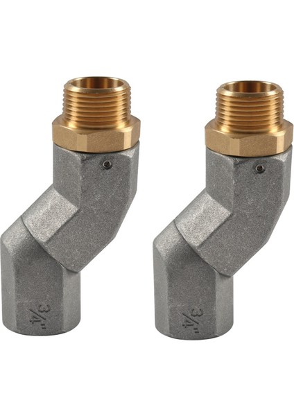 3/4inch Npt Yakıt Transfer Hortumu Döner 360 Yakıt Nozumu Için Dönen Konektör Çok Düzlemli Döner 2 Pcs (Yurt Dışından)