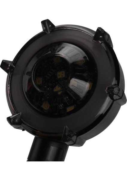 2 adet motosiklet dönüş sinyali değiştirilmiş LED iki renkli dairesel flama dönüş sinyali göstergesi Gündüz çalışma ışıkları (Yurt Dışından)