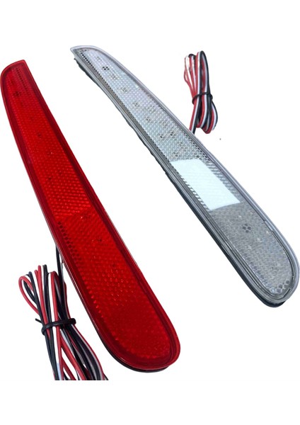 Honda Nbox 2023-2024 Araç LED Arka Tampon Işık Arka Sis Lambası Park Yeri Uyarı Işık Reflektör Kırmızı (Yurt Dışından) modelleri