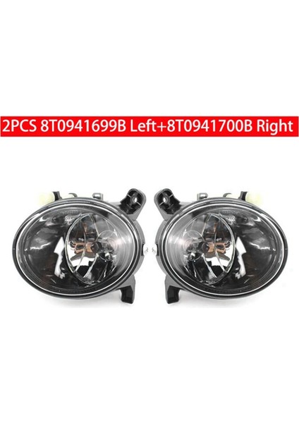 Araba Ön Tampon Sis Lambası Boz Anti Lamba Audi A4 S4 A6 Q5 8T0941699B 8T0941700B (Yurt Dışından) indirimleri