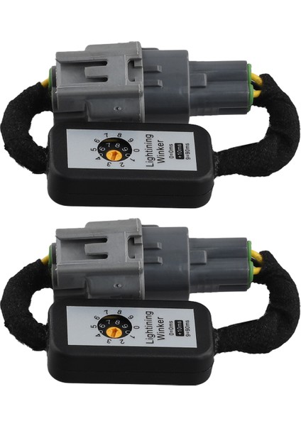 2x Dinamik Dönüş Sinyali Göstergesi LED Arka Lamba Modülü Toyota Yaris 2022 (Yurt Dışından)