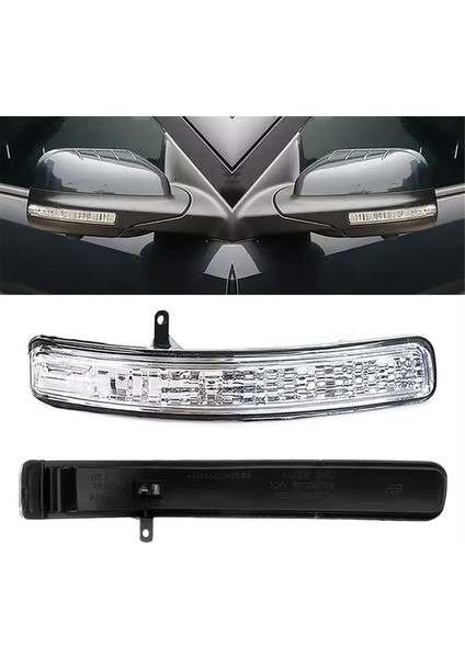 LED Yan Dikiz Aynası Dönüş Sinyal Lambası Ford Explorer Için Uygun 2011-2019 BB5Z-13B375-A, BB5Z-13B374-A (Yurt Dışından) modelleri