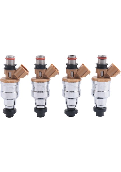 Mazda Miata Için 4pcs Yakıt Enjektör Nozumu 195500-2180 Ford Için Sephia Mercury 8l L4 1955002180 (Yurt Dışından)