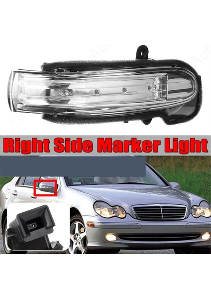Mercedes-Benz Için Sürücü Kapısı Ayna Turn Sinyal Işığı LED 03-07 W203 C Sınıfı Sağ A2038201621 (Yurt Dışından)