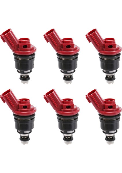 Nissan Altima Sentra Maksima Infiniti Q45 J30 G20 1991-2001 Için Yeni 6pcs Yakıt Enjektör Nozul 16600-96E01 (Yurt Dışından)