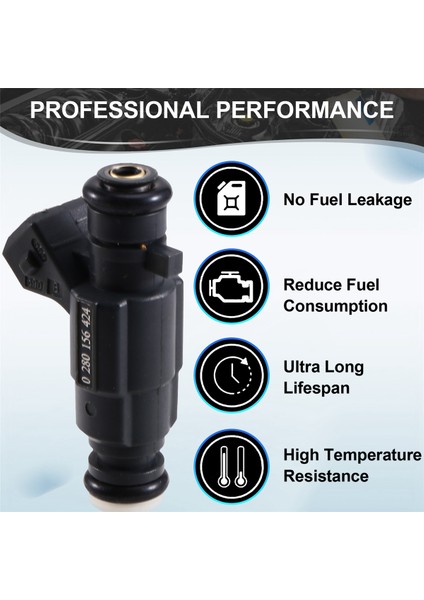 4pcs Yakıt Enjektörü 0280156424 Chery Tiggo Için Byd 2.4l Çinli Araba Yepyeni 0 280 156 424 (Yurt Dışından) fırsatları