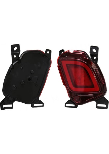 Toyota Highlander için 2015-2018 Arka Tampon Reflektör Işıkları LED sis lambası fren lambası dönüş sinyali (Yurt Dışından) indirimleri