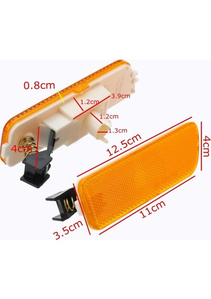 2pcs Araba Ön Tampon Yan İşaretçisi Işık Dönüş Sinyali Işık Lambası Golf için Jetta MK4 1999-2005 (Yurt Dışından) modelleri