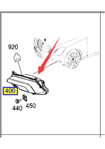 Sağ Ön Sis Lambası Mercedes Için Gündüz Koşu Lambası Benz E Sınıf W212 A212200856 (Yurt Dışından) modelleri