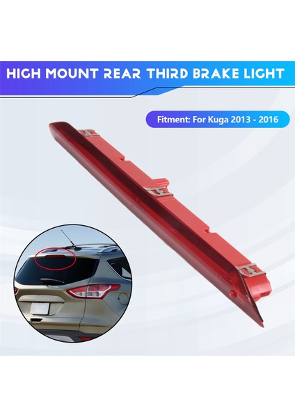 Araba Yüksek Mounta Arka Üçüncü Fren Işığı Durdurma Sinyali Lamba Ford Escape/kuga 2013 2014 2015 2016 Için Kırmızı Lamba (Yurt Dışından) fırsatları