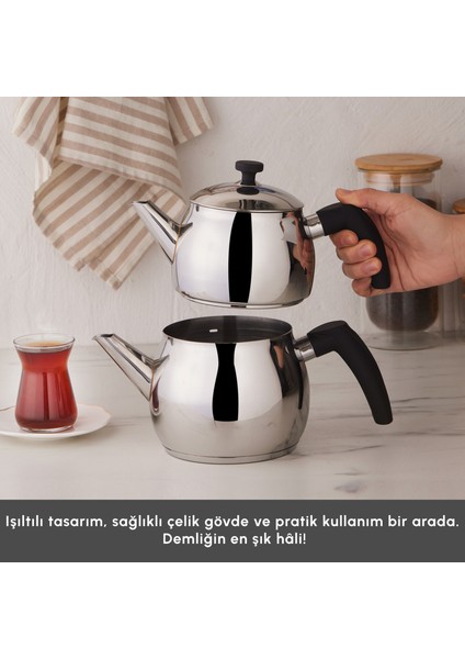 Alim Indüksiyon Tabanlı Midi Boy Çaydanlık fırsatları