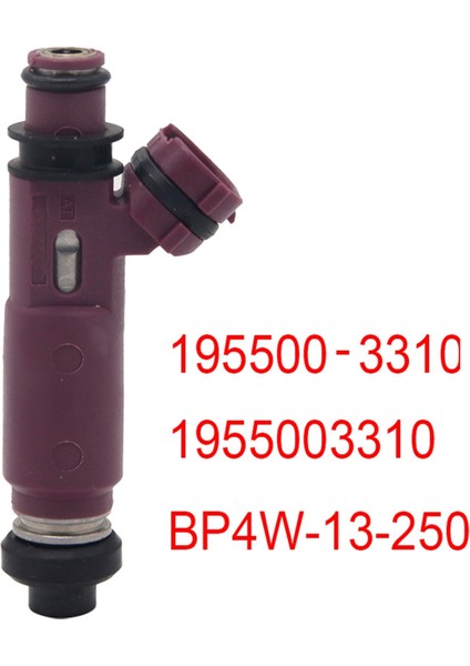 Yakıt Enjektörü BP4W13250 Mazda Mx-5 Miata Için 1.8 1999-2000 Mazda 3 1.6 2003-2006 BP4W-13-250 195500-3310 (4pcs) (Yurt Dışından) indirimleri