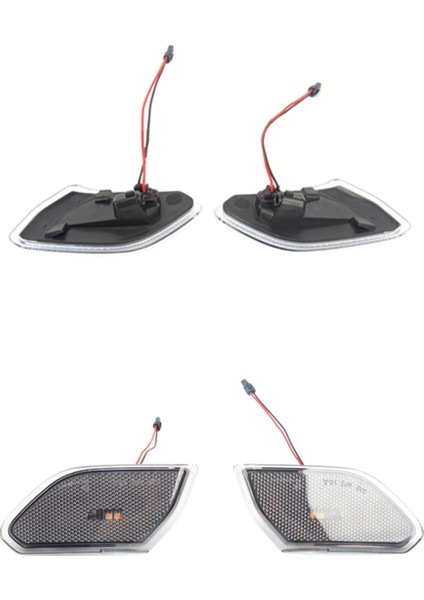 Şeffaf LED Ön Yan İşaretçi Işık Dönüş Sinyal Lambası Yuvarlak Kaş Yan Lamba Jeep Wrangler JL 2018+ (Yurt Dışından) indirimleri