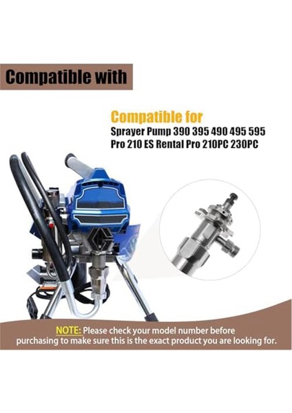 17C721 GRACO390 395 490 495 595 Pro 210 Es Rental Pro 210PC 230PC Için Uygun Havasız Boya Pompası, 17C-721&#39;I Değiştirin (Yurt Dışından) fırsatları