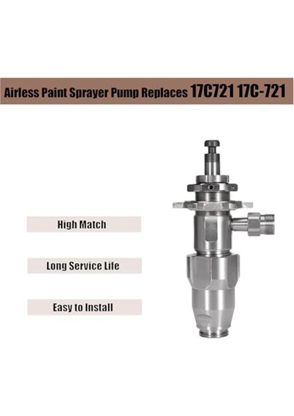 17C721 GRACO390 395 490 495 595 Pro 210 Es Rental Pro 210PC 230PC Için Uygun Havasız Boya Pompası, 17C-721&#39;I Değiştirin (Yurt Dışından) indirimleri