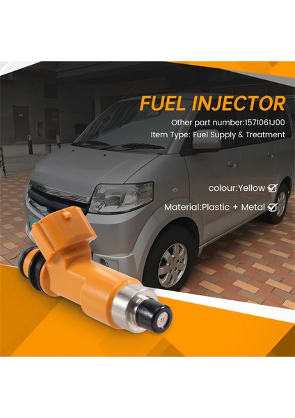 Suzuki Apv Futura K-M 1500CC Için Araba Yakıt Enjektörü (SL415) Parça Numarası: 15710-61J00 1571061J00 (Yurt Dışından) fırsatları