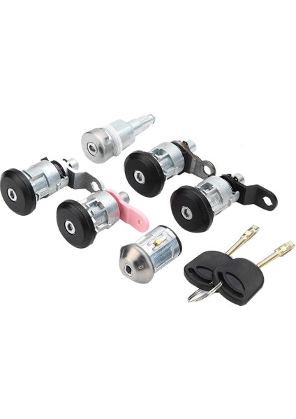 6pcs Ön Arka Kapı Kontağı Ford Transit Mk5 1994-2000 Için 2 Tuşla Tam Sol Sağ Kilit Seti (Yurt Dışından)