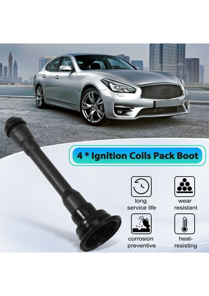 4 Pcs 22448-1KT0A Kontak Bobinler Pack Boot 22448-JA00C Nissan Sentra Infiniti Altima Rogue 22448-ED000 22448-JA00A (Yurt Dışından) fırsatları