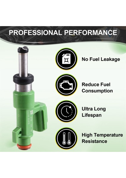 4pcs Yakıt Enjektörü 23250-0S010 Toyota Tundra Için 5.7l 3ur 2007 23209-09110 23250-0S010 23209-0S010 23209-39135 (Yurt Dışından) fırsatları