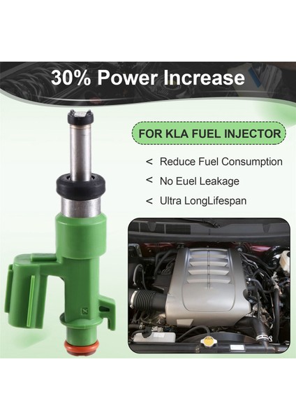 4pcs Yakıt Enjektörü 23250-0S010 Toyota Tundra Için 5.7l 3ur 2007 23209-09110 23250-0S010 23209-0S010 23209-39135 (Yurt Dışından) indirimleri