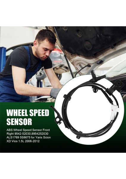 Abs Tekerlek Hız Sensörü Ön 9542-52030,8954252030 ALS1769 5S8675 Toyota Yaris Scion Xd Vıos 1.5l 2006-2012 (Yurt Dışından) fırsatları