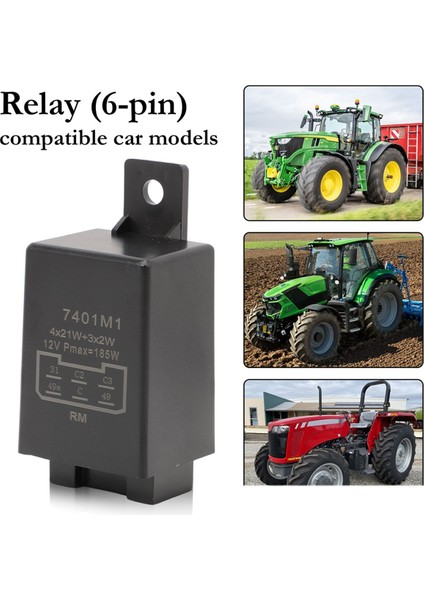 Flaşör Röle Traktör Göstergesi Rölesi 12V 21W 335200160 54229002 Traktör Vintage Araba Kamyonları Için (Yurt Dışından) fırsatları
